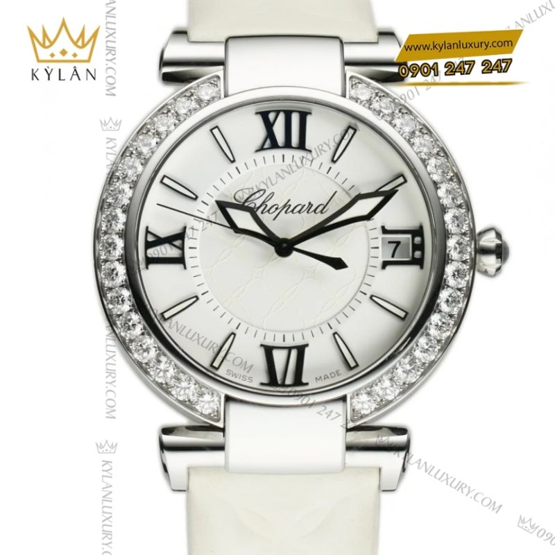 Đồng hồ Chopard Imperiale mặt số trắng vành kim 388531-3008