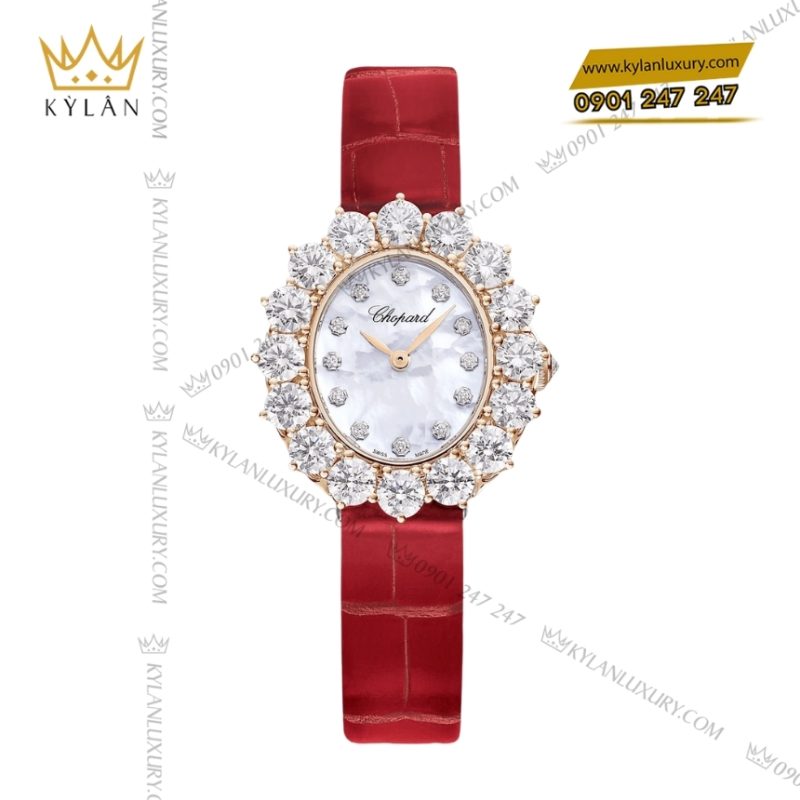 Đồng hồ Chopard L’Heure du Diamant vàng hồng kim cương 13A393-5106
