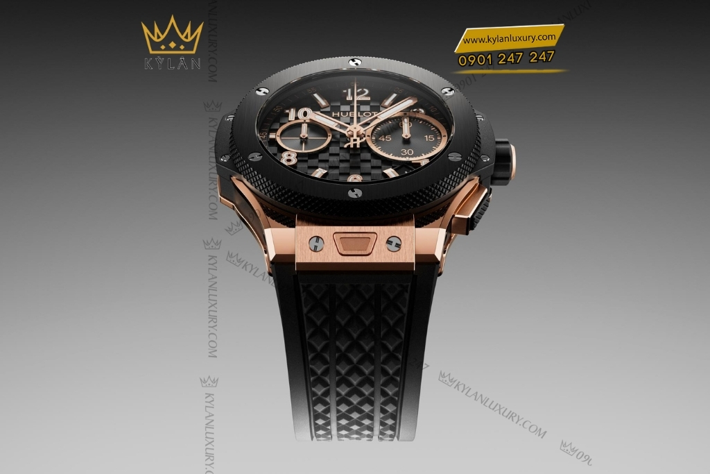 Kỳ Lân Luxury hublot big bang original unico king gold ceramic 43mm 4 Đồng hồ Hublot Big Bang Original Unico King Gold Ceramic 43mm