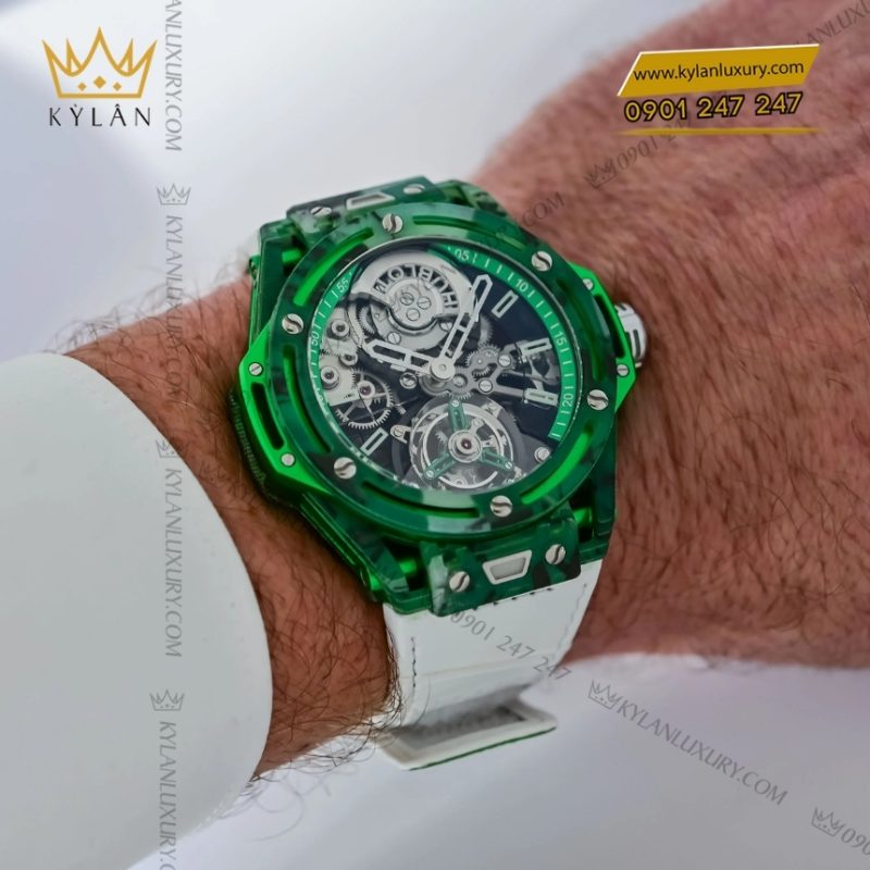 Đồng hồ Hublot Big Bang Tourbillon Novak Djokovic GOAT Edition Green 44mm