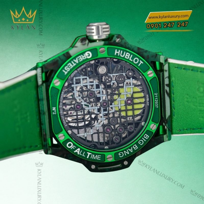 Đồng hồ Hublot Big Bang Tourbillon Novak Djokovic GOAT Edition Green 44mm