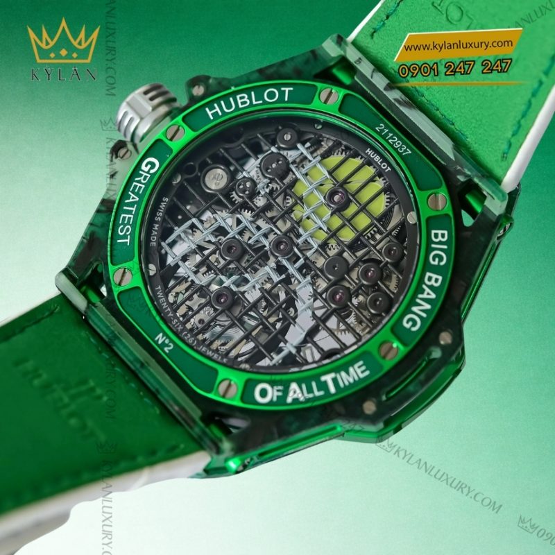 Đồng hồ Hublot Big Bang Tourbillon Novak Djokovic GOAT Edition Green 44mm