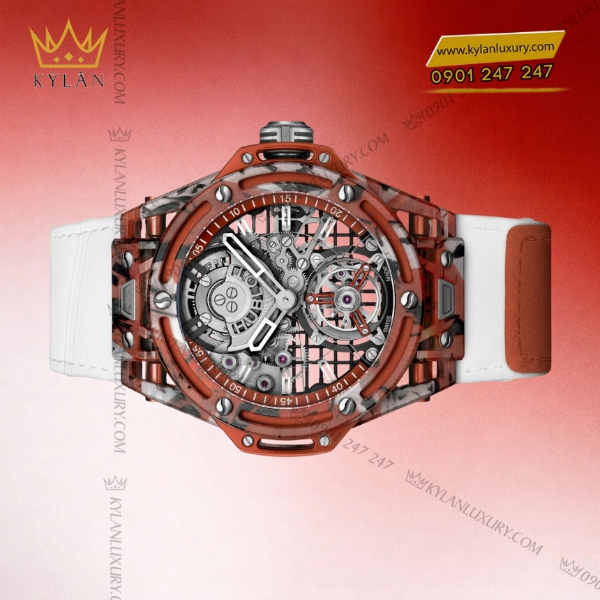 Kỳ Lân Luxury hublot big bang tourbillon novak djokovic goat edition orange 44mm 3 Đồng hồ Hublot Big Bang Tourbillon Novak Djokovic GOAT Edition Orange 44mm