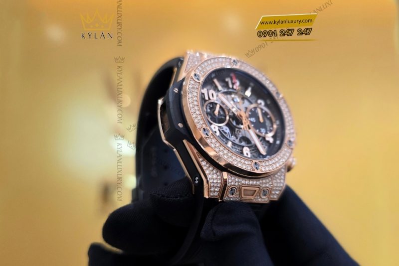 Đồng hồ Hublot Big Bang Unico King Gold Pavé 42mm