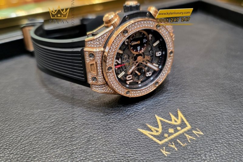 Đồng hồ Hublot Big Bang Unico King Gold Pavé 42mm