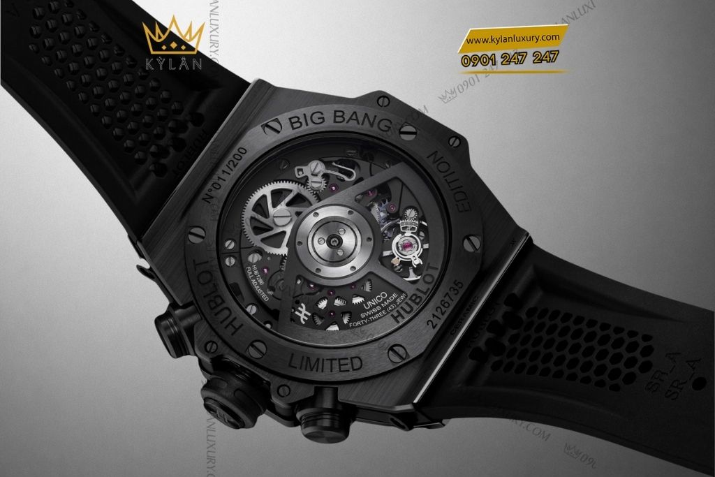 Kỳ Lân Luxury hublot big bang unico samuel ross all black 42mm 5 Đồng hồ Hublot Big Bang Unico SR Samuel Ross All Black 42mm