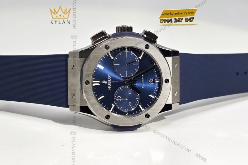 Đồng hồ Hublot Classic Fusion Chronograph Titanium Blue 45mm