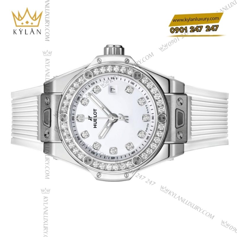 Đồng hồ Hublot Big Bang One Click Steel trắng kim cương 33mm
