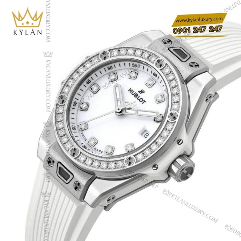 Đồng hồ Hublot Big Bang One Click Steel trắng kim cương 33mm