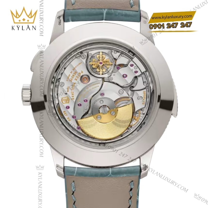 Kỳ Lân Luxury patek philippe grand complications world time 5531g 001 6 Đồng hồ Patek Philippe Grand Complications World Time vàng trắng 5531G-001