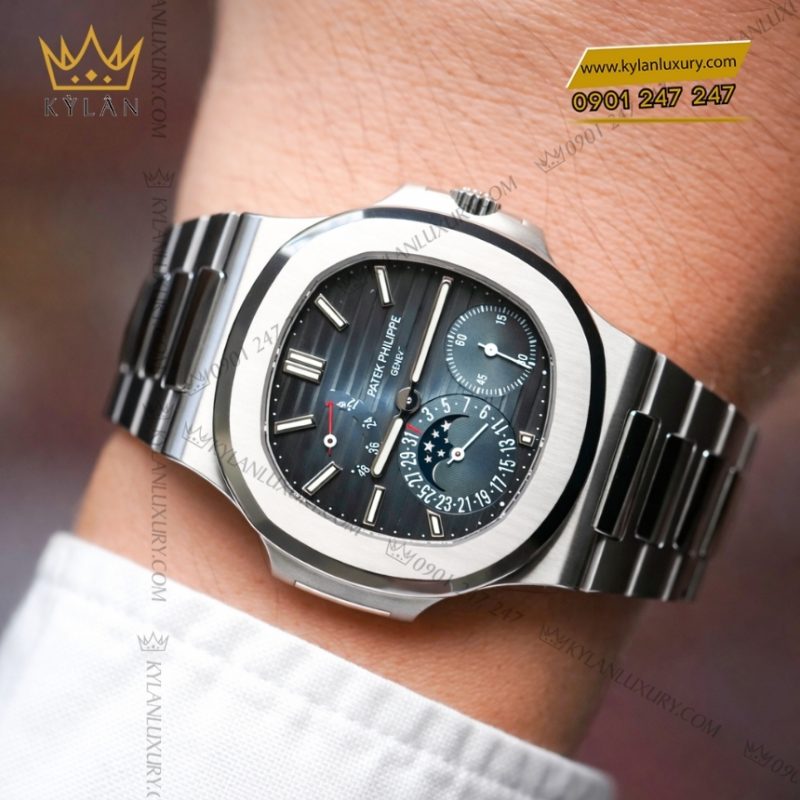 Đồng hồ Patek Philippe Nautilus Steel Blue Dial 5712/1A-001