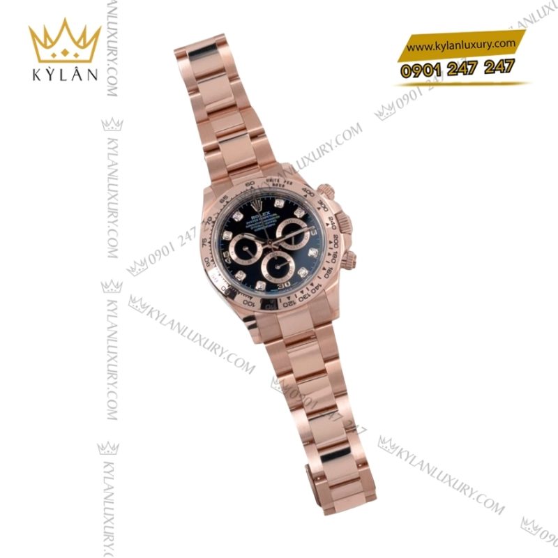 Đồng hồ Rolex Cosmograph Daytona 40 vàng hồng 116505-0015