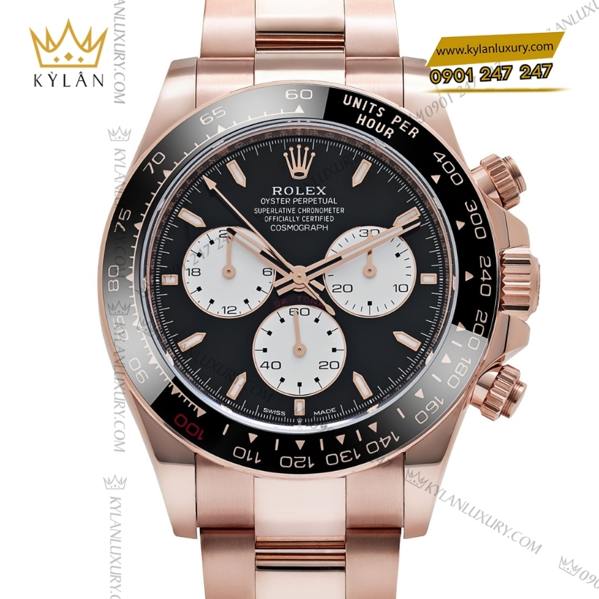 Kỳ Lân Luxury rolex cosmograph daytona 126525ln 0001 everose gold 11 Đồng hồ Rolex Cosmograph Daytona 40 126525LN-0001