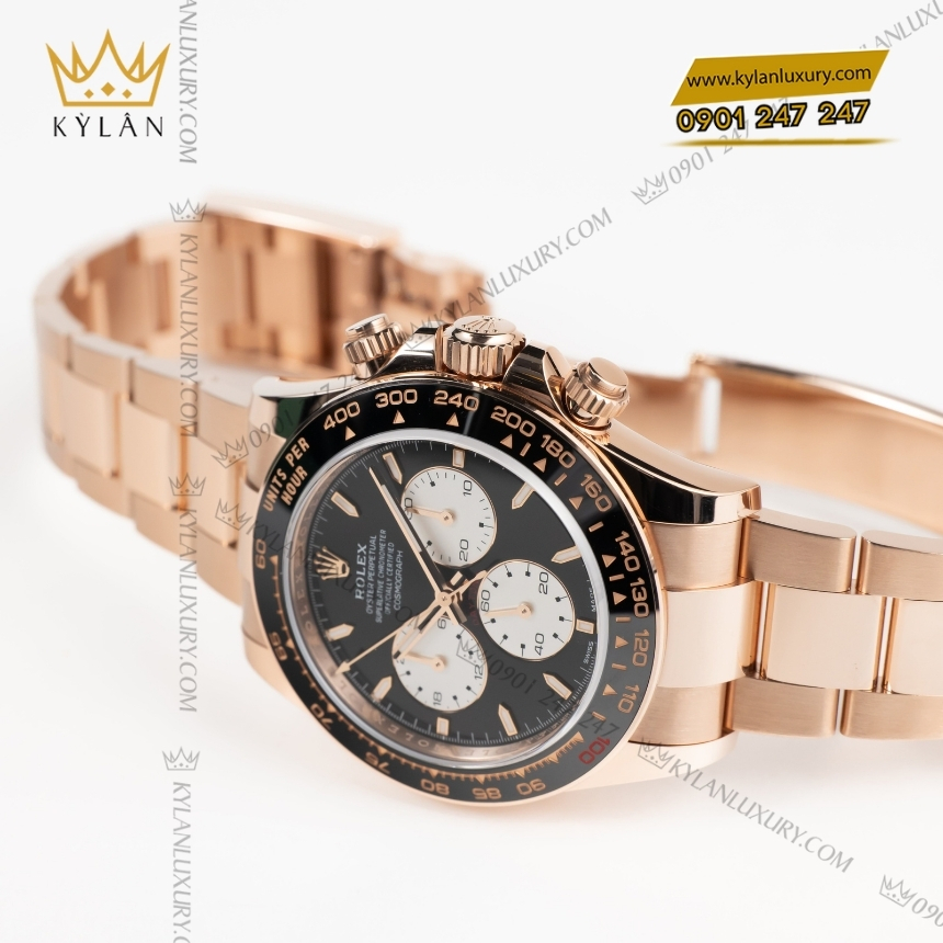 Kỳ Lân Luxury rolex cosmograph daytona 126525ln 0001 everose gold 8 Đồng hồ Rolex Cosmograph Daytona 40 126525LN-0001