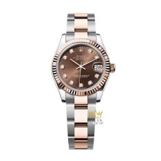 Đồng hồ Rolex Datejust 31 mặt chocolate kim cương 278271-0027