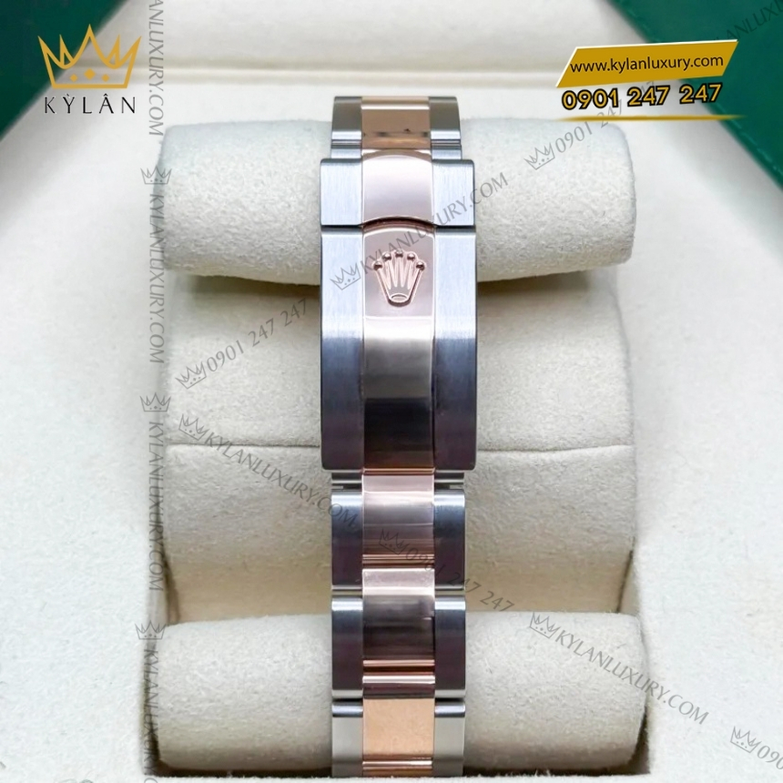 Kỳ Lân Luxury rolex datejust 31 278271 0027 chocolate kim cuong 4 Đồng hồ Rolex Datejust 31 mặt chocolate kim cương 278271-0027