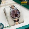 Đồng hồ Rolex Datejust 31 mặt chocolate kim cương 278271-0027