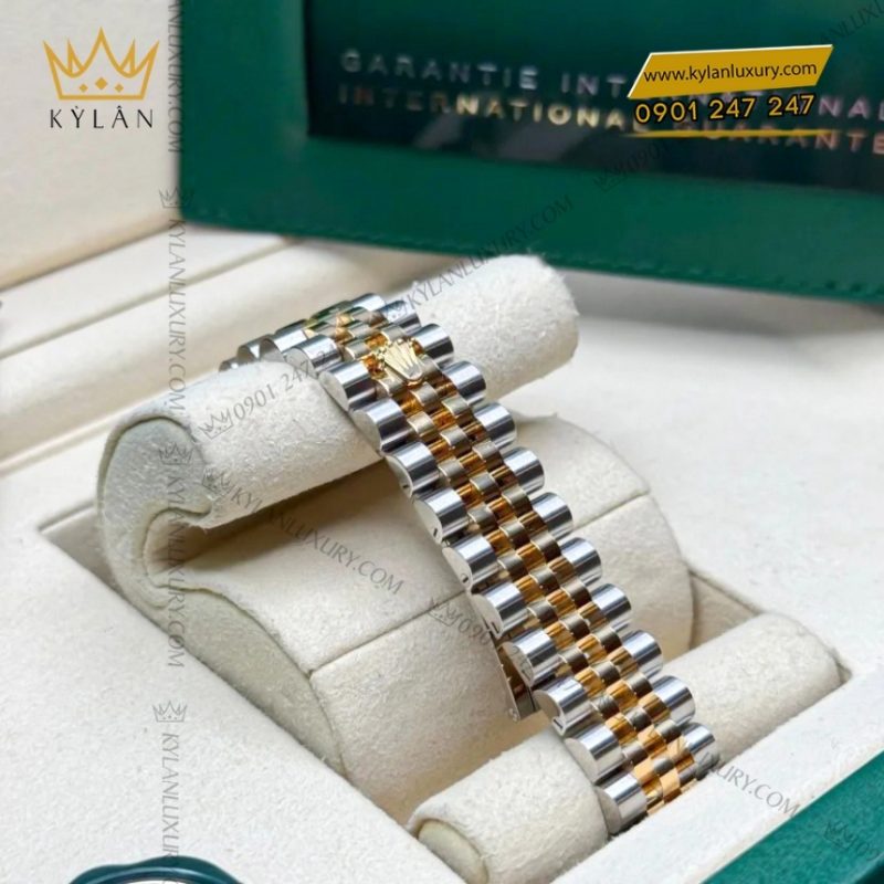 Đồng hồ Rolex Datejust 31 mặt số bạc kim cương 278273-0020