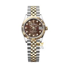 Đồng hồ Rolex Datejust 31 mặt xà cừ đen kim cương 278273-0024