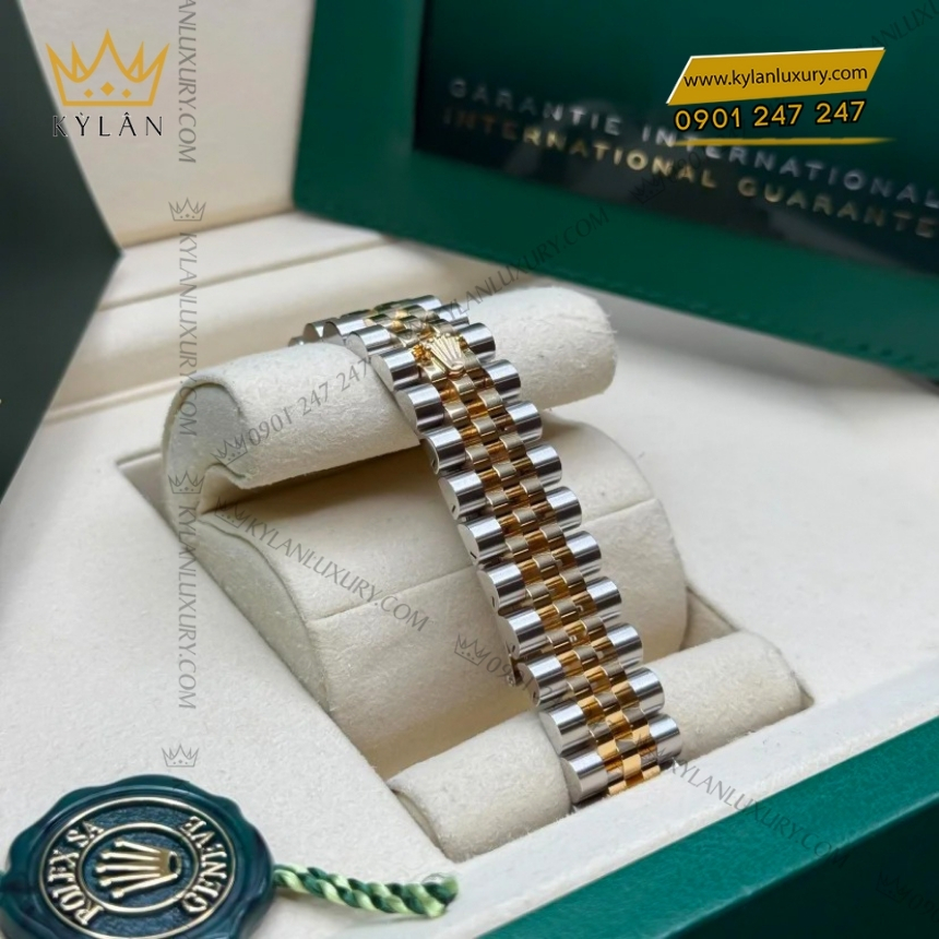 Kỳ Lân Luxury rolex datejust 31 278273 0024 mat xa cu den 7 Đồng hồ Rolex Datejust 31 mặt xà cừ đen kim cương 278273-0024