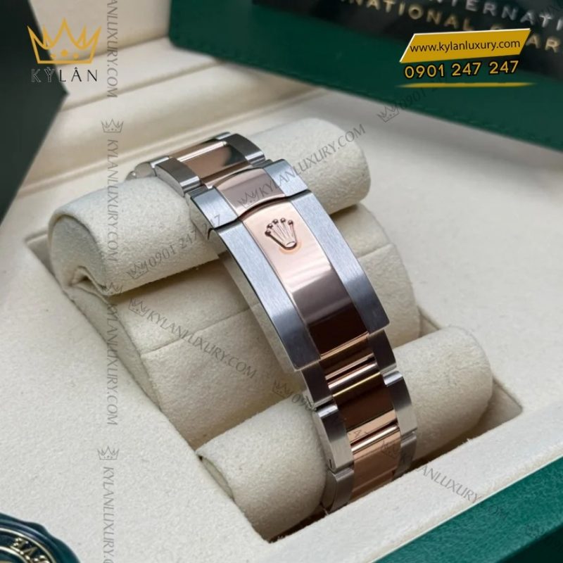 Đồng hồ Rolex Datejust 36 mặt chocolate cọc dạ quang 126231-0044