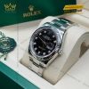 Đồng hồ Rolex Datejust 36 mặt đen cọc kim cương 126234-0028