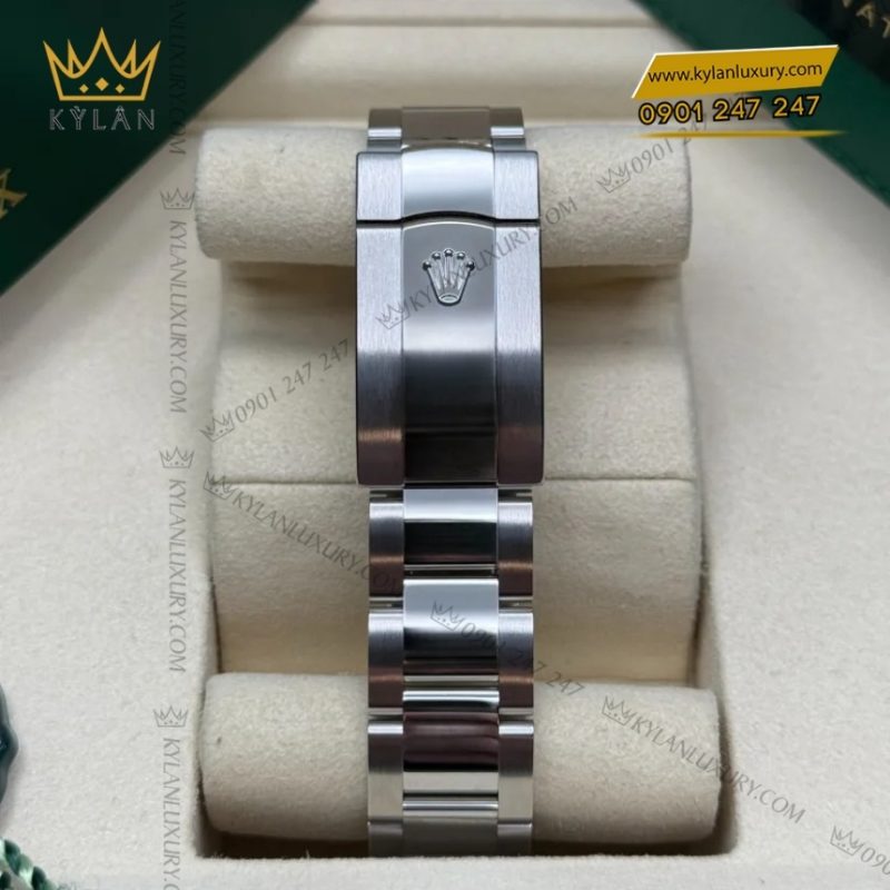 Đồng hồ Rolex Datejust 36 mặt đen cọc kim cương 126234-0028