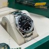 Đồng hồ Rolex Datejust 36 mặt đen cọc kim cương 126234-0028