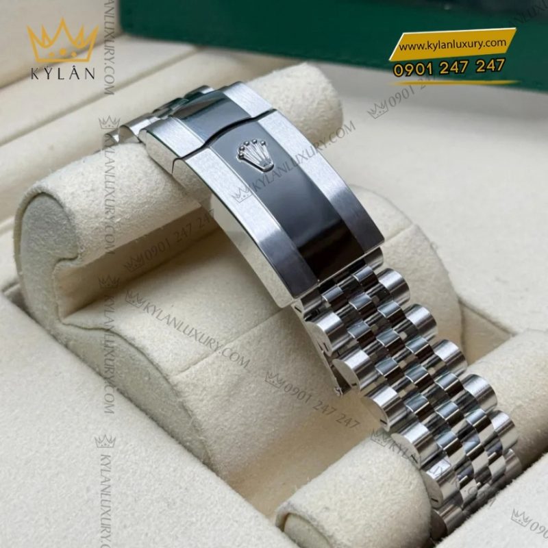 Đồng hồ Rolex Datejust 36 mặt bạc cọc La Mã 126234-0029