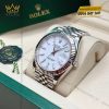 Đồng hồ Rolex Datejust 41 mặt trắng cọc dạ quang 126334-0010