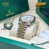 Đồng hồ Rolex Datejust 41 mặt trắng cọc dạ quang 126333-0016
