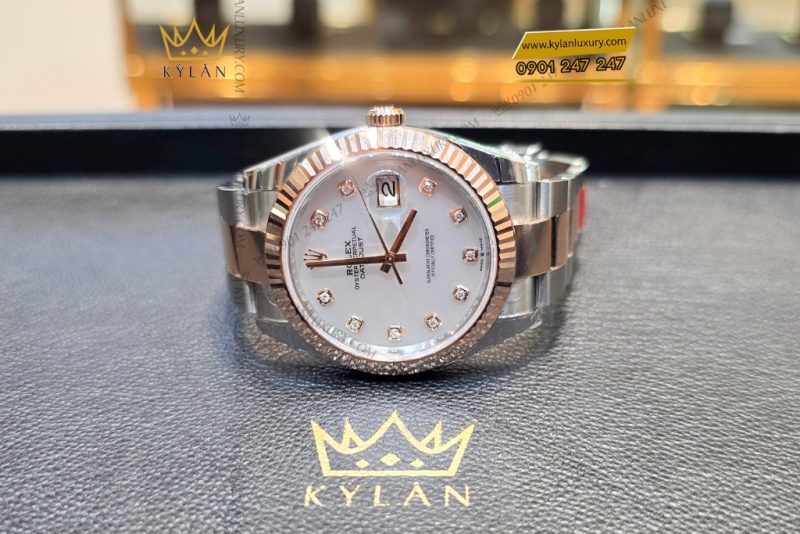 Đồng hồ Rolex Datejust 41 xà cừ dây oyster 126331-0013