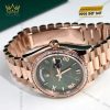 Đồng hồ Rolex Day Date 36 Olive custom vành kim vuông 128235-0089