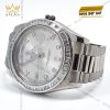 Đồng hồ Rolex Day Date 41 vàng trắng custom vành kim vuông 218239-0006