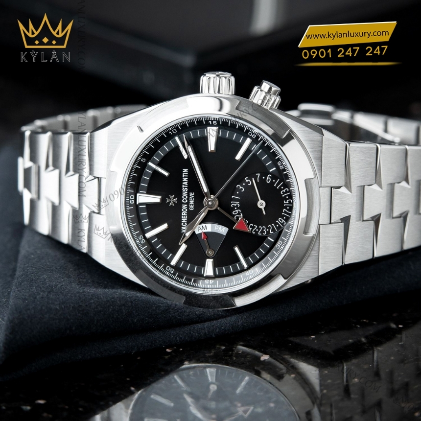 Kỳ Lân Luxury vacheron constantin overseas 7920v 210a b546 10 Đồng hồ Vacheron Constantin Overseas Dual Time mặt số đen 41mm