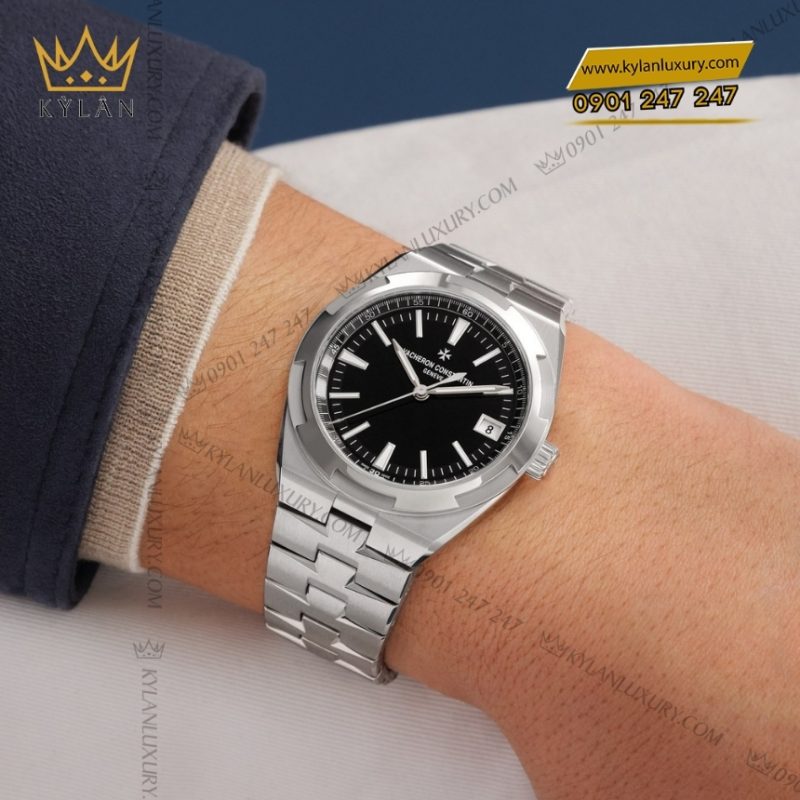 Đồng hồ Vacheron Constantin Overseas Dual Time mặt số đen 41mm