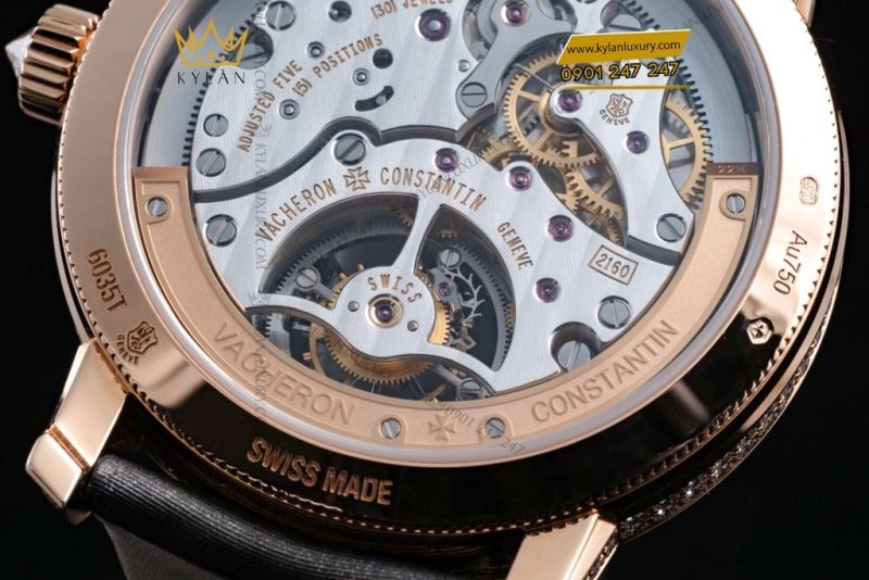 Đồng hồ Vacheron Constantin Tourbillon kim cương 39mm