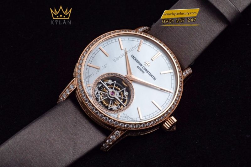 Đồng hồ Vacheron Constantin Tourbillon kim cương 39mm