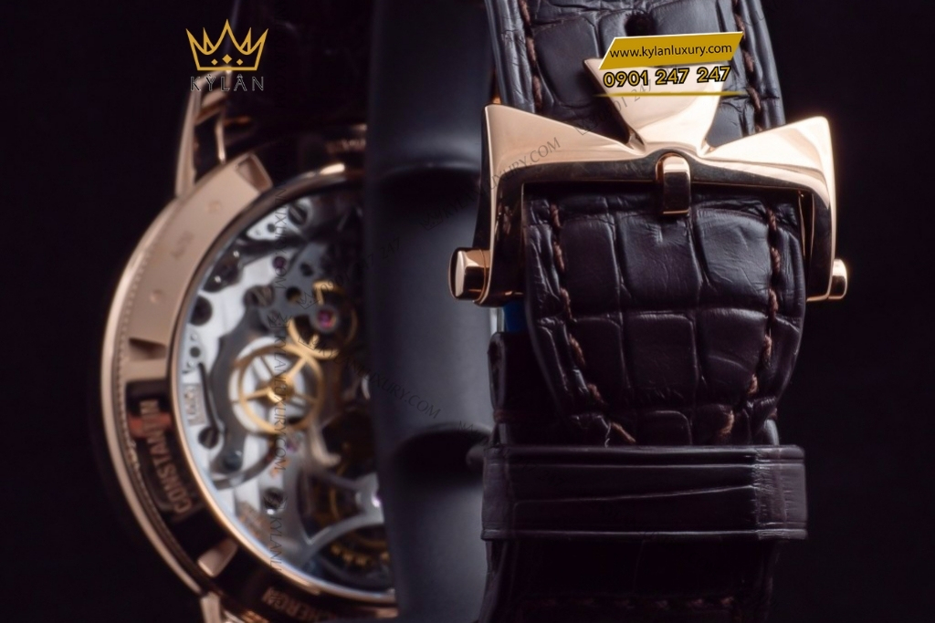 Kỳ Lân Luxury vacheron constantin tourbillon chronograph 5100t 000r b623 10 Đồng hồ Vacheron Constantin Tourbillon Chronograph vàng hồng