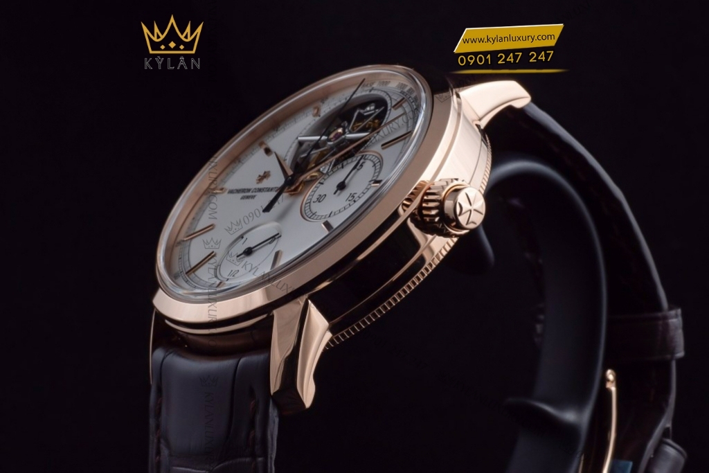 Kỳ Lân Luxury vacheron constantin tourbillon chronograph 5100t 000r b623 3 Đồng hồ Vacheron Constantin Tourbillon Chronograph vàng hồng