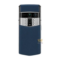 Điện thoại Vertu Agent Q Grained Calfskin - Bản da bê xanh navy