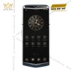 Điện thoại Vertu Agent Q Grained Calfskin - Bản da bê xanh navy