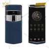Điện thoại Vertu Agent Q Grained Calfskin - Bản da bê xanh navy