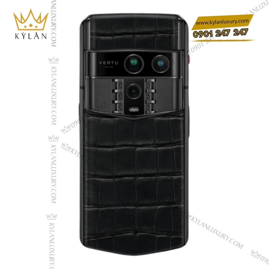 Kỳ Lân Luxury vertu agent q silver advanced set iron black alli 1tb 4 Điện thoại Vertu Agent Q Silver Advanced Set Iron Black Alli 1TB