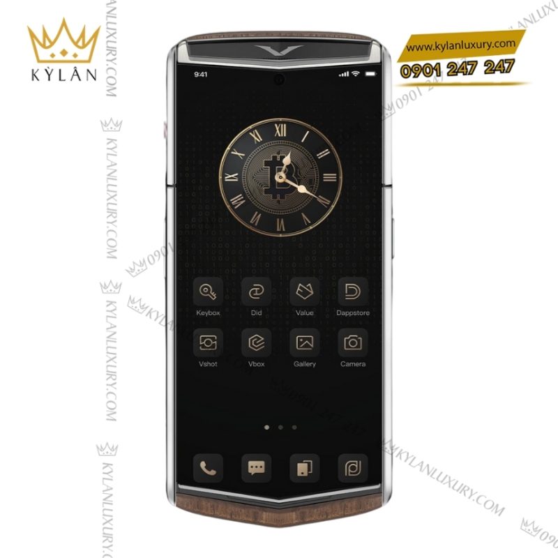 Điện thoại Vertu Agent Q Solid Walnut (phiên bản gỗ óc chó)