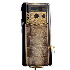 Điện thoại Vertu Meta 2 vàng vàng đính kim cương