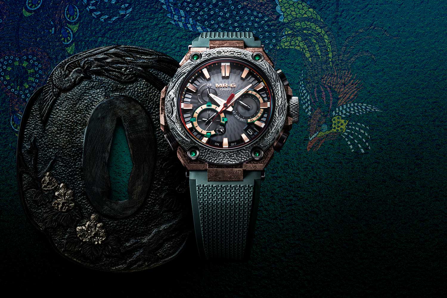 Đồng hồ G-SHOCK MRG-B2000KT-3A 1 Kỳ Lân Luxury Dong ho Casio MRG B2000KT 3A 1 Đồng hồ G-SHOCK MRG-B2000KT-3A