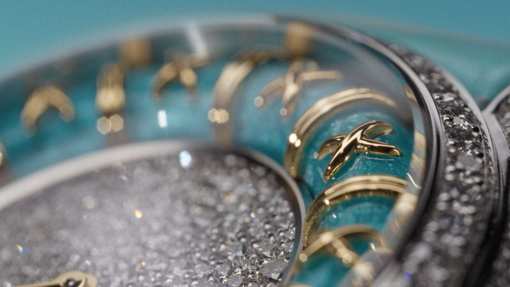 Kỳ Lân Luxury Dong ho trang men Tiffany Kylan 4 Đồng hồ tráng men Tiffany