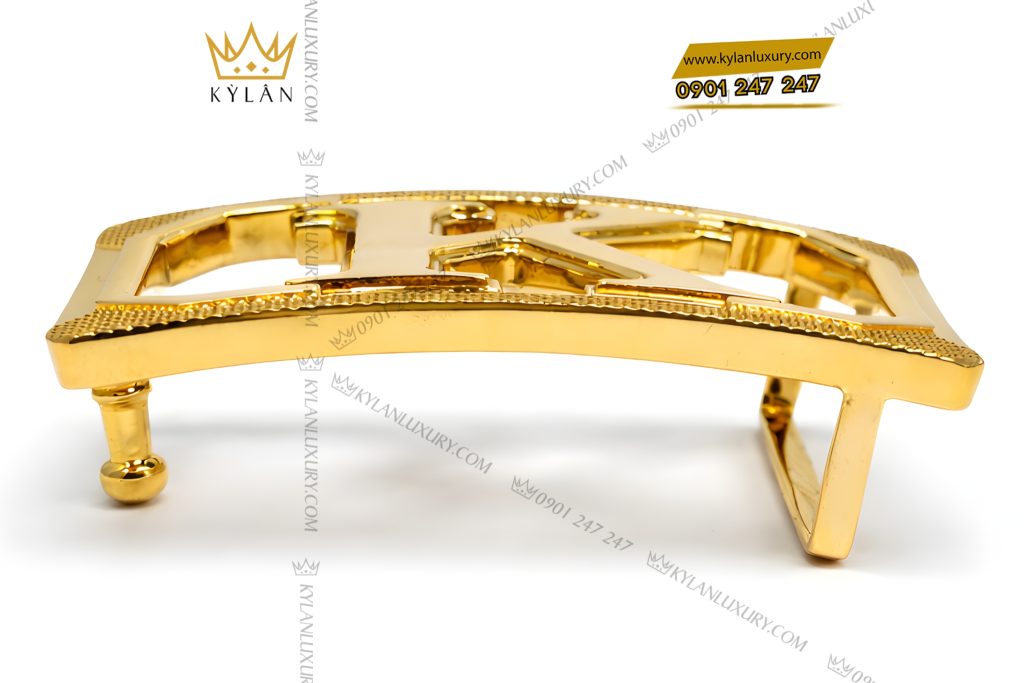 Mặt thắt lưng chữ K vàng Au750