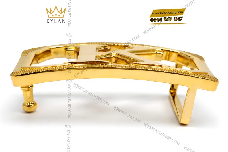 Mặt thắt lưng chữ K vàng Au750